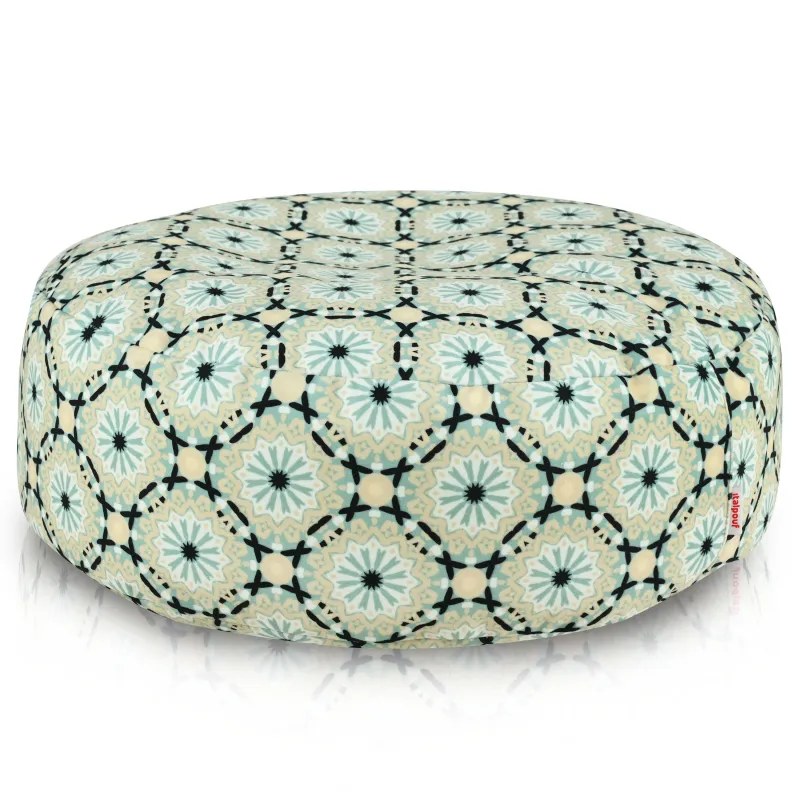 Puff Reposapiés Redondo - Tejido Estampado Premium – vista 89