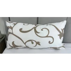 Almohada 40x23 cm Marrón Ornamento