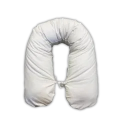 Funda almohada bebé blanca 25x145 cm