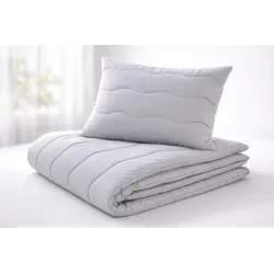 Conjunto Edredón + Almohada Medical Grey 140×200 / 70×90