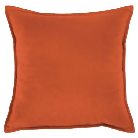 Cojín decorativo de peluche 45x45 cm en color coral y suave