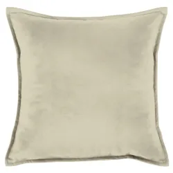 Cojín decorativo Plyš 45x45 cm en color perla, perfecto para tu sala