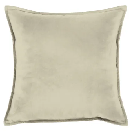 Cojín decorativo Plyš 45x45 cm en color perla, perfecto para tu sala