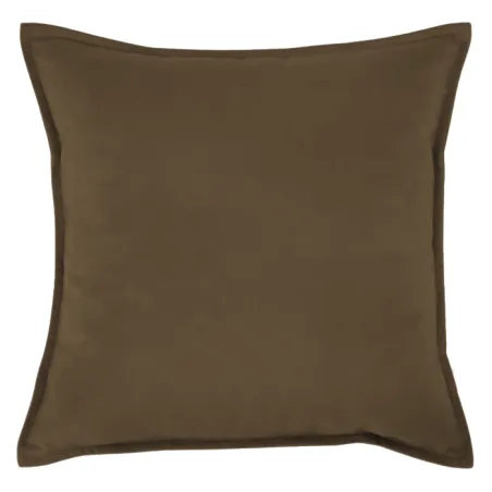 Almohada decorativa Plyš 45x45 cm de suave tela marrón
