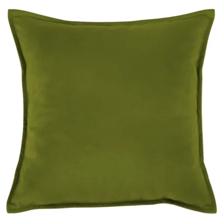 Cojín decorativo Plyš 45x45 cm de suave tela verde