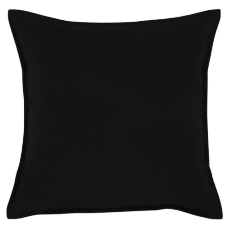 Cojín decorativo Plyš 45x45 cm de suave tela negra