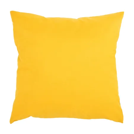Cojín decorativo amarillo 45x45 cm para exterior, accesorio elegante para jardín