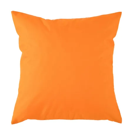 Almohada decorativa naranja 45x45 cm para exteriores, material resistente al clima