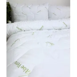 Edredón Francés 200x220 cm + 2x Almohada 70x90 cm Aloe Vera Green