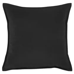 Cojín decorativo Plyš 45x45 cm en gris oscuro, perfecto para la decoración del salón