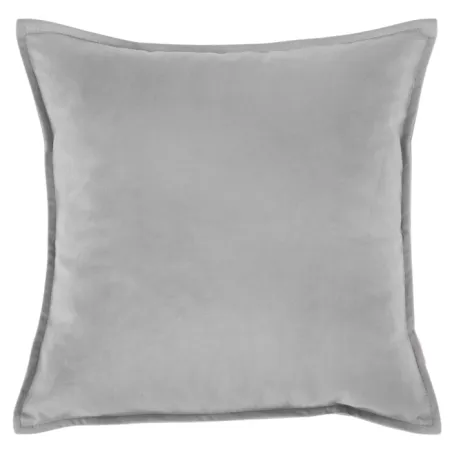 Almohada decorativa Plyš 45x45 cm en gris claro, ideal para la sala de estar