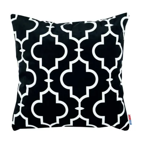 Almohada decorativa Maroko 60x60 cm negra con diseño elegante