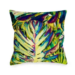 Cojín decorativo Tropic 60x60 cm con diseño tropical, ideal para la sala de estar