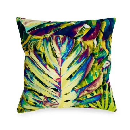Cojín decorativo Tropic 60x60 cm con diseño tropical, ideal para la sala de estar