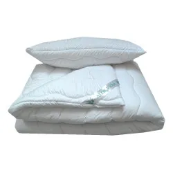 Conjunto Edredón y Almohada con Aloe Vera – Hipoalergénico, Multiestación, Calidad Eslovaca