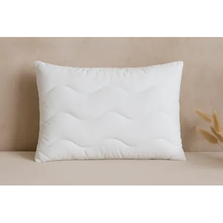 Almohada MEDICAL de microfibra y fibra hueca, lavable a 60°C