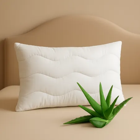 Almohada Aloe Vera 70x80 cm – natural y hipoalergénica en la categoría almohadas deluxe