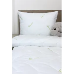 Conjunto Edredón y Almohada Aloe Vera Green 90x130/45x65 cm