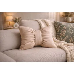 Almohada decorativa Lazo beige 40x60cm