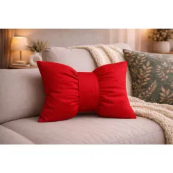 Almohada decorativa Lazo rojo 40x30 cm