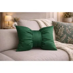 Cojín decorativo lazo verde 40x60cm
