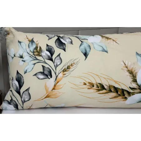 Funda de almohada de algodón Santorini 50x150 cm, almohada ideal para dormir de lado