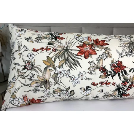 Funda de almohada Vintage 50×150 cm de 100% algodón, perfecta para dormir de lado