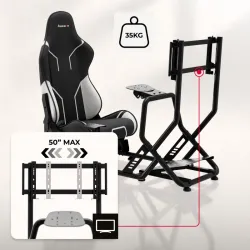 Speed 6.0 Cockpit de Carreras Simulador – vista 8