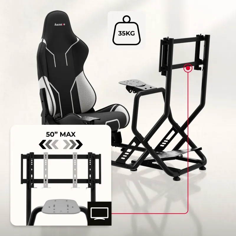 Speed 6.0 Cockpit de Carreras Simulador – vista 8