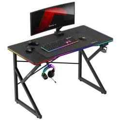 Escritorio Gaming Hero 1.7 RGB Negro 120 cm