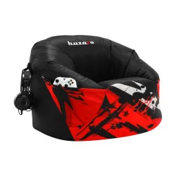 Puf Gaming Winner 4.0 con asiento cómodo, accesorios de gaming
