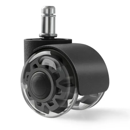Ruedas Wheels 3.0 Negro, ruedas resistentes para sillas de juego