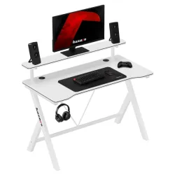 Escritorio gaming Hero 1.9 Blanco 120 cm