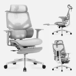 Silla gaming ergonómica Expert 8.7 gris Mesh 16