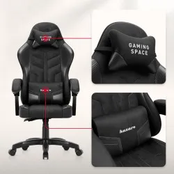 Silla Gaming Force 2.7 Negro Carbon Terciopelo 4
