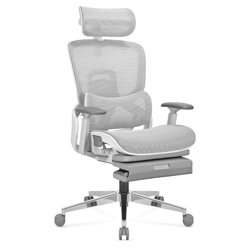 Mark Adler Expert 9.3 Gris silla de oficina ergonómica, diseño moderno