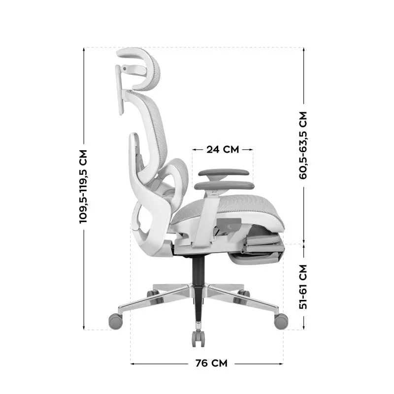Mark Adler Expert 9.3 Gris Silla Gaming Ergonómica 8