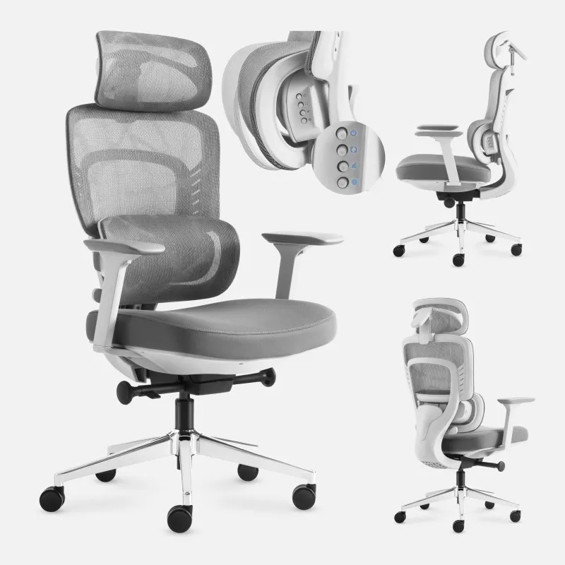 Visioner 6.1 Gris Silla de oficina con masaje 11