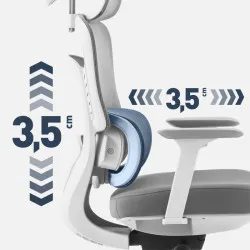 Visioner 6.1 Gris Silla de oficina con masaje 14
