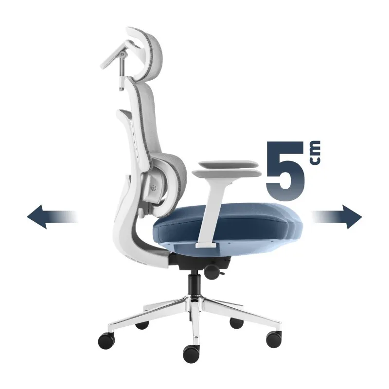 Visioner 6.1 Gris Silla de oficina con masaje 16