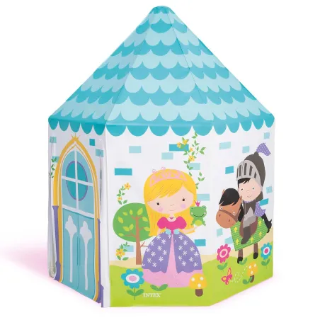 Tienda de juego castillo princesa INTEX 44635 con diseño colorido para niños