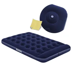 Colchón Hinchable 191x137x28 cm con Bomba Pie Integrada Bestway 67225