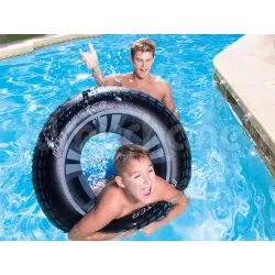 Aro de natación 91 cm - flotador elegante para diversión acuática