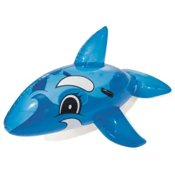 Juguete hinchable ballena azul 157 x 94 cm para juegos acuáticos