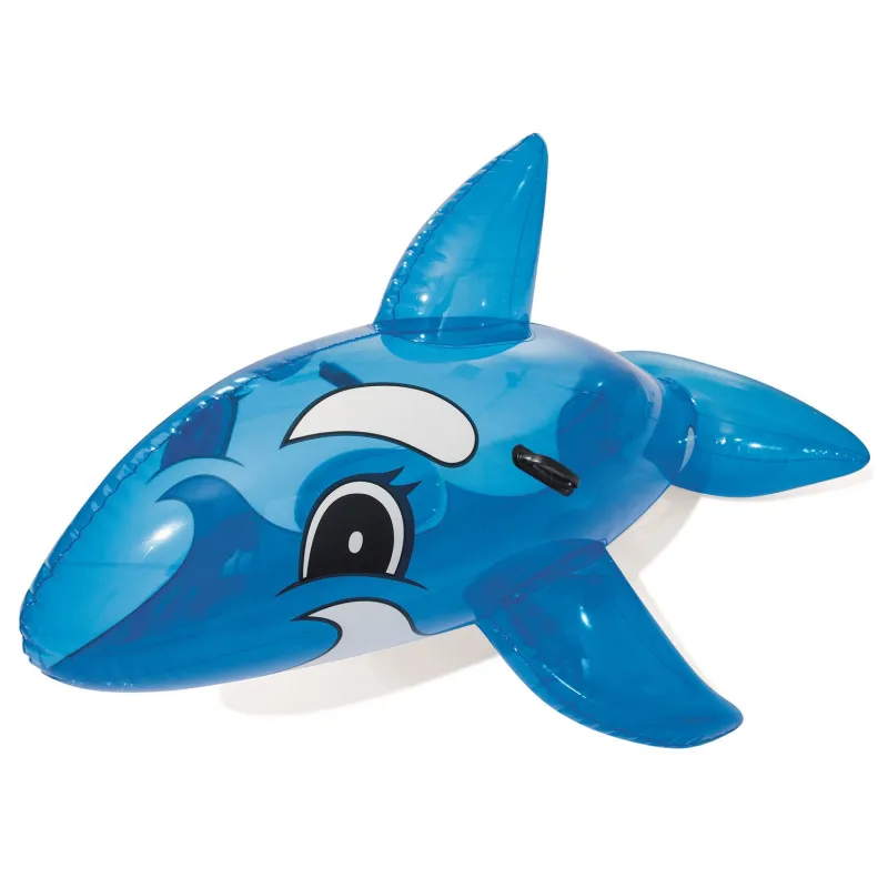 Juguete hinchable ballena azul 157 x 94 cm para juegos acuáticos