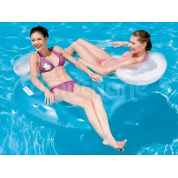 Sillón flotante doble elegante perfecto para piscina o playa