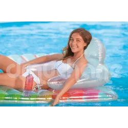 Sillón hinchable 201 x 89 cm, perfecto para el juego acuático de los niños