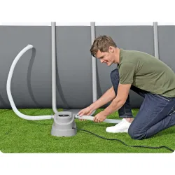 Calentador de agua de piscina Bestway 58259, ideal para uso en el jardín