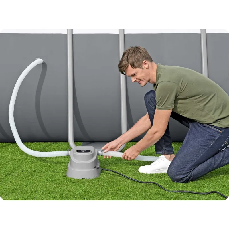 Calentador de agua de piscina Bestway 58259, ideal para uso en el jardín