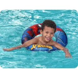 Flotador Spiderman 56 cm, hecho de material duradero para mayor seguridad